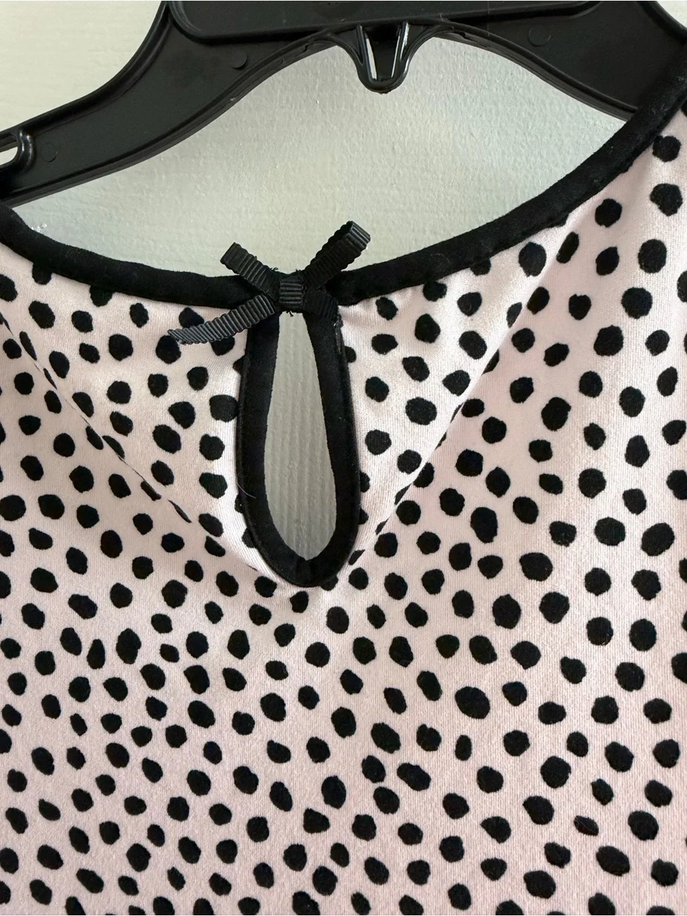 Kate Spade Sleeveless Pajama Peplum Pink Polka Dot Ruffle Hem Top Shirt Small S